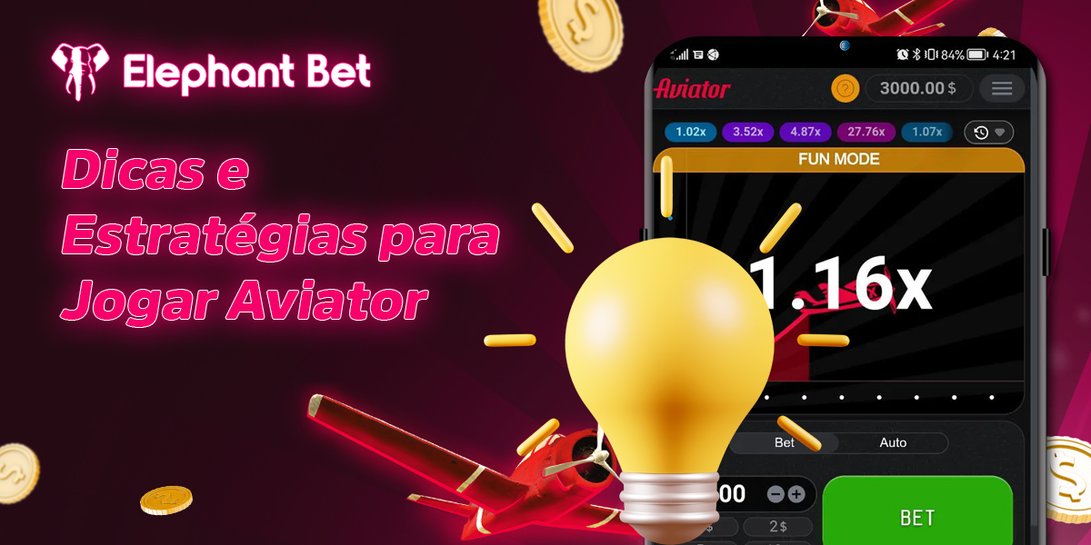Dicas úteis para um jogo bem sucedido de Aviator no site de casino Elephant Bet